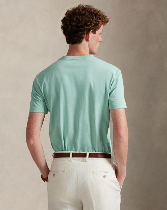 26SS 폴로 랄프로렌 포니로고 자수 반팔 티셔츠 710671438507 CELADON C7109 Green - POLO RALPH LAUREN