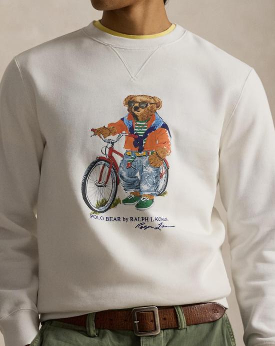 26SS 폴로 랄프로렌 긴팔 티셔츠 710B14616001 WHITE SUMMER BEAR White - POLO RALPH LAUREN