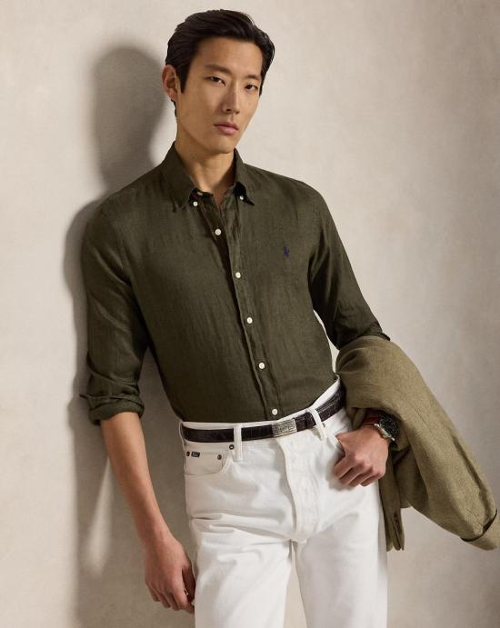 26SS 폴로 랄프로렌 셔츠 710966294508 ARMADILLO Green - POLO RALPH LAUREN