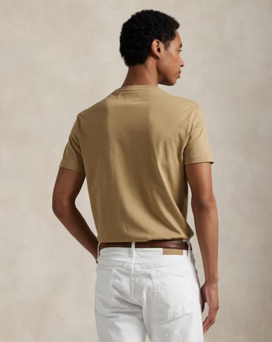 26SS 폴로 랄프로렌 포니로고 자수 반팔 티셔츠 710671438329 CAFE TAN C8176 Tostado - POLO RALPH LAUREN