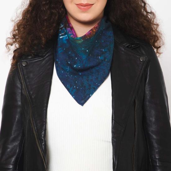  Vismaya 머플러/스카프 비스마야 콜레트 밀러 아임 위드 주피터 반다나 블루 핑크 - OTHER BRANDS