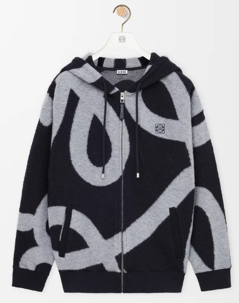 26SS 로에베 후드 티셔츠 H526Y25X86 4936 NAVYGREY