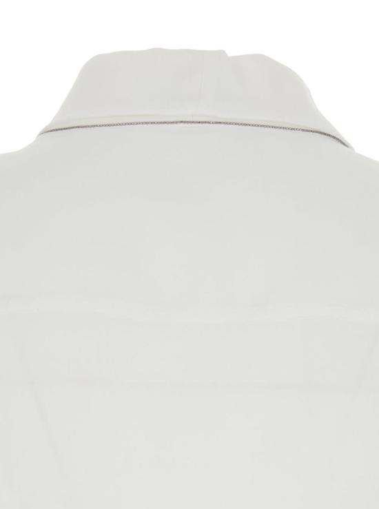  브루넬로 쿠치넬리 민소매 티셔츠 Brunello Cucinelli 조끼 화이트 - BRUNELLO CUCINELLI