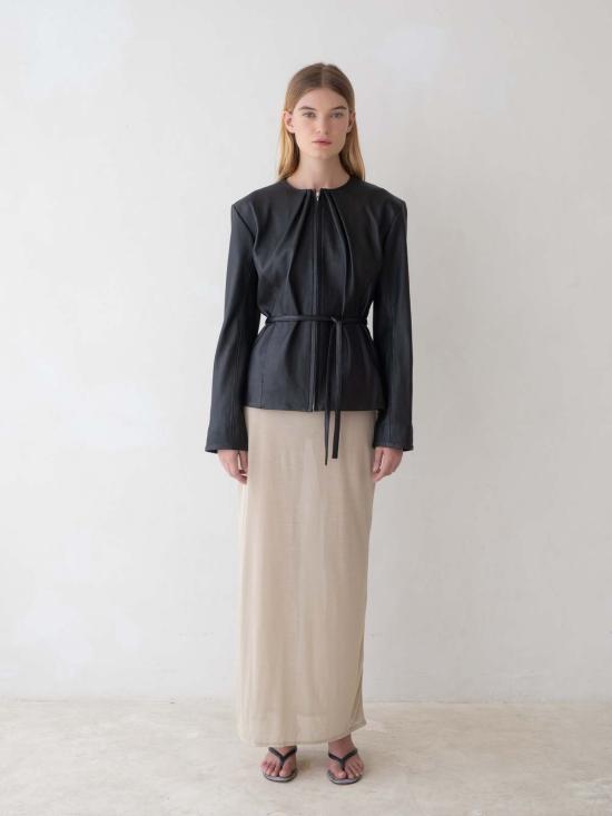  Belle The Label 가죽 자켓 벨 더 레이블 딜런 재킷 - OTHER BRANDS