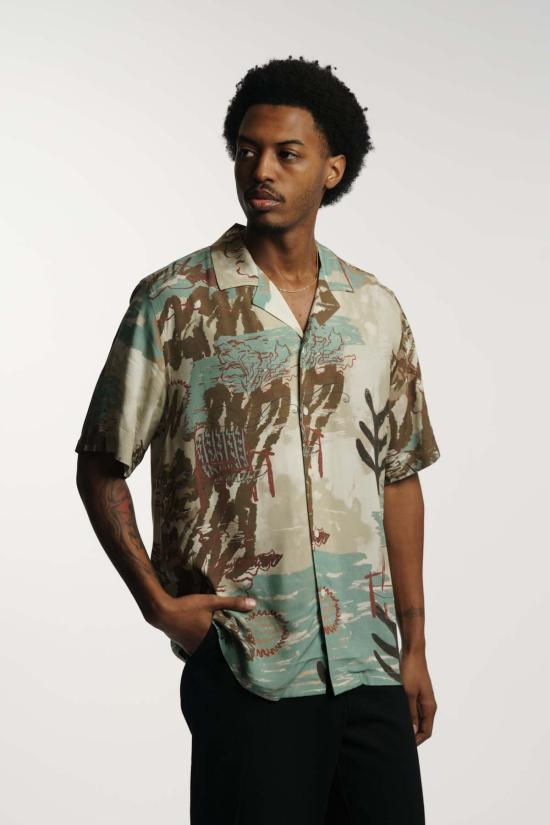  OAS 반팔 셔츠 오아스 몬타라 로코 셔츠 - OAS