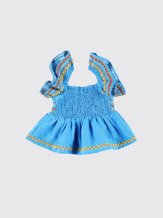 26SS [키즈] 스텔라 맥카트니 탑 TY5A82Z0138 673 Blue - STELLA MCCARTNEY