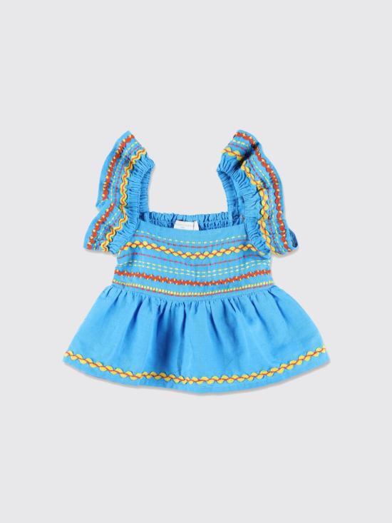 26SS [키즈] 스텔라 맥카트니 탑 TY5A82Z0138 673 Blue