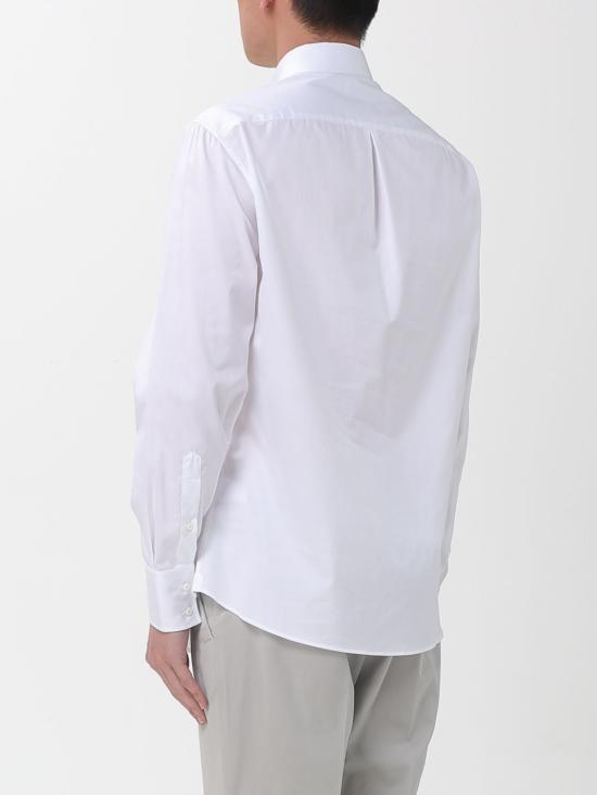 26SS 브루넬로 쿠치넬리 버튼다운 칼라 셔츠 MBUC40038 C159 White - BRUNELLO CUCINELLI