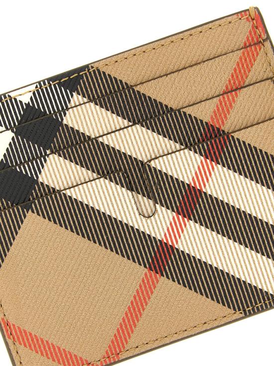 26SS 버버리 체크 샌돈 카드 홀더 월렛 8112305SAND - BURBERRY