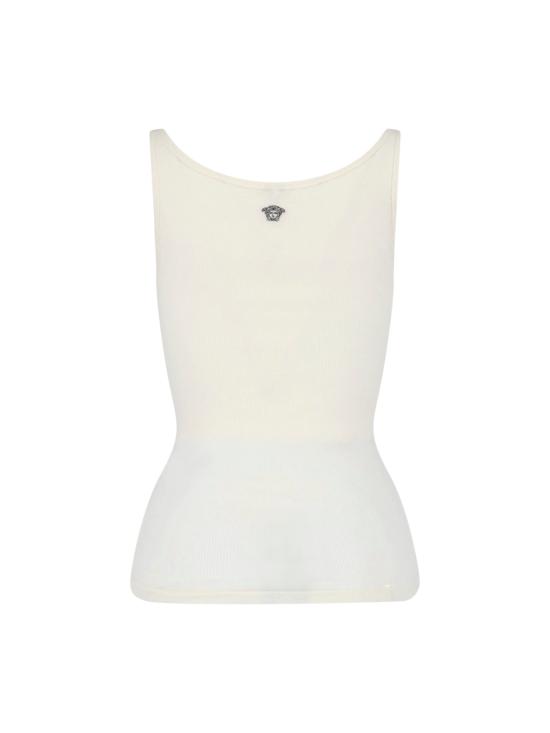 26SS 베르사체 민소매 티셔츠 1023698 1A17548 1W150 White - VERSACE