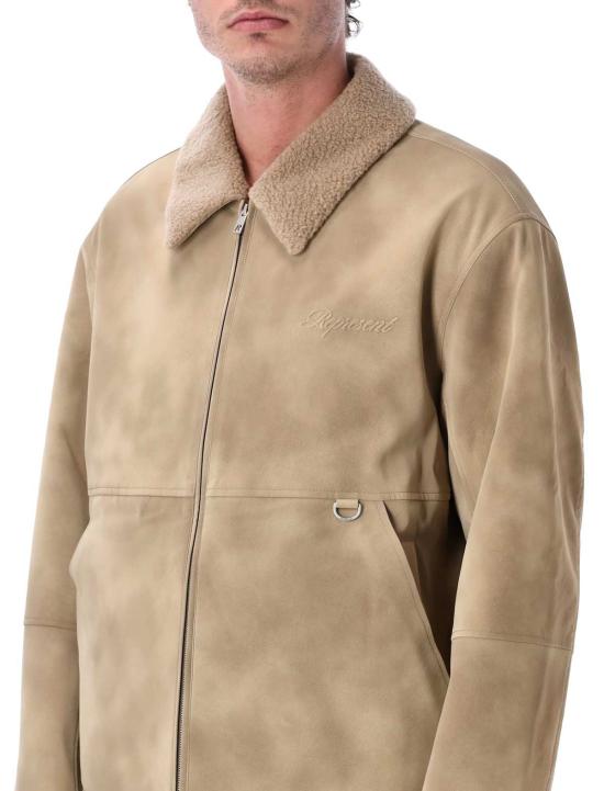  리프레젠트 무스탕 시어링 재킷 카페를 소개합니다 - REPRESENT