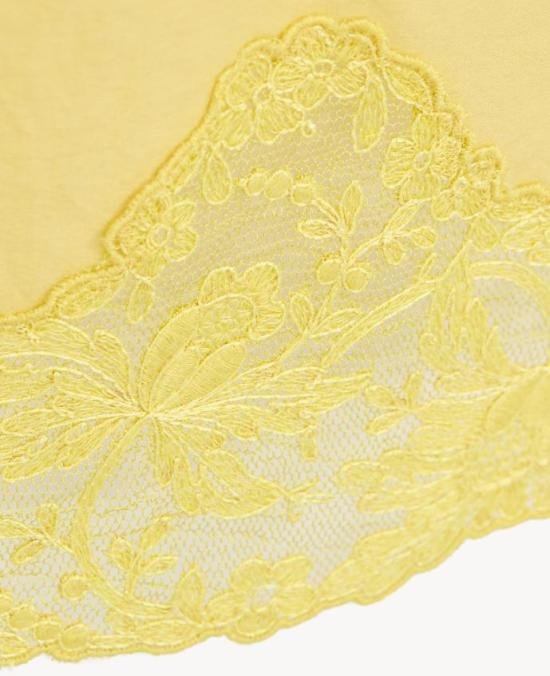 26SS 생로랑 미디 스커트 856886Y7J24 7000 JAUNE - SAINT LAURENT