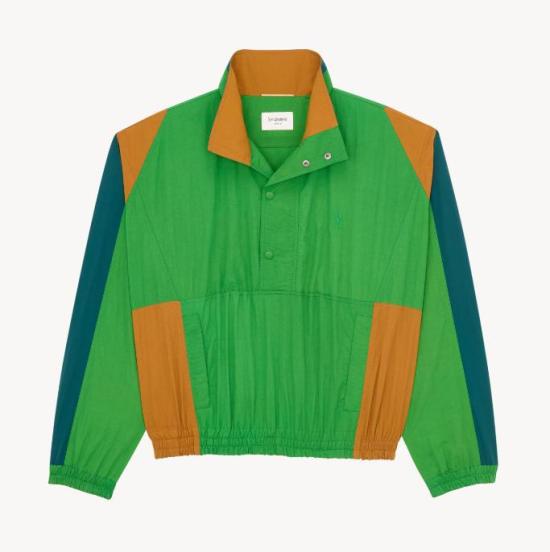 26SS 생로랑 자켓 868586Y6J18 3710 VERT PRAIRIE - SAINT LAURENT