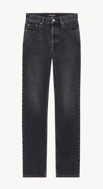 26SS 생로랑 스트레이트 팬츠 827965Y27YA 1226 ASH BLACK