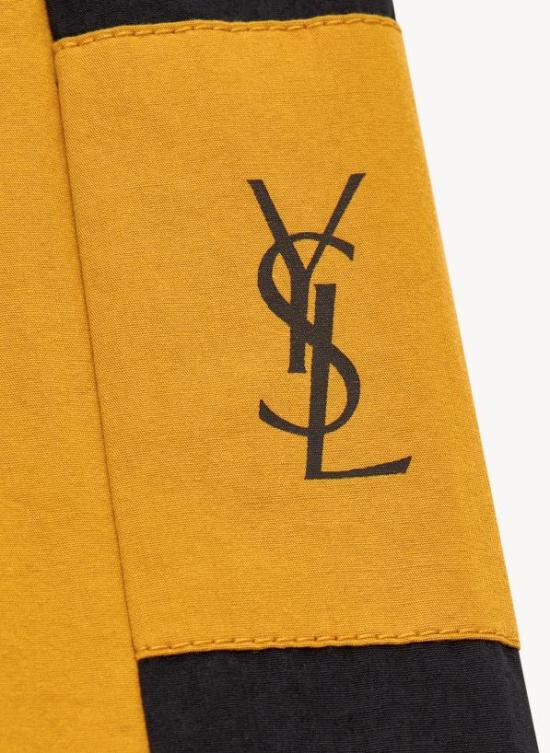 26SS 생로랑 숏팬츠 858566YZ9GA 7600 CURRY NOIR - SAINT LAURENT