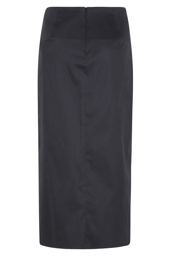  막스마라 미디 스커트 막스 마라 파기 스커트 블랙 - MAX MARA