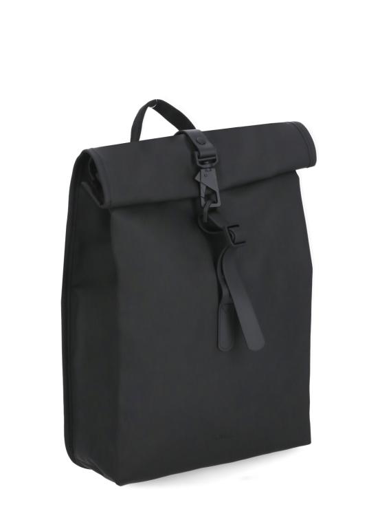 26SS 레인스 백팩 RA13330 ROLLTOP RUCKSACK MINIBLA Black - RAINS