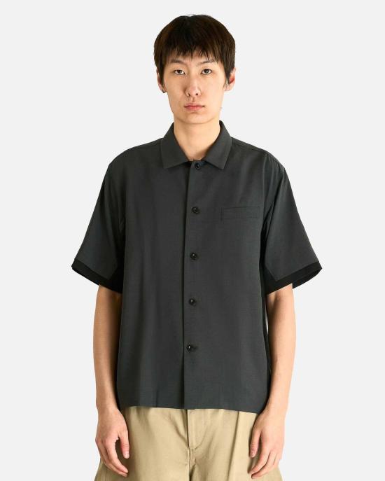  사카이 데님 팬츠 수트 데님 셔츠