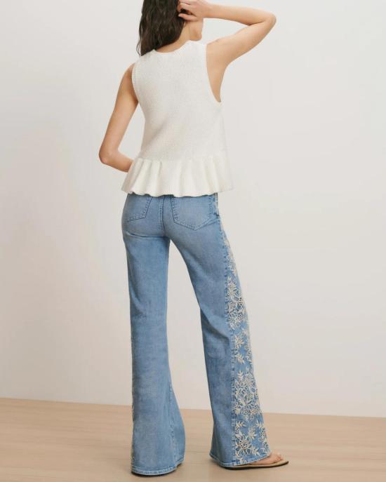  베로니카비어드 민소매 티셔츠 베로니카 비어드 네미야 풀오버 탑 도브 - VERONICA BEARD