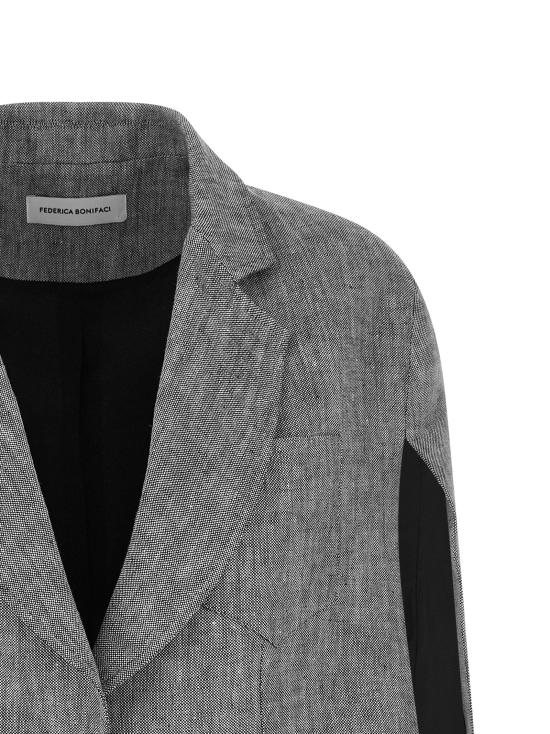 26SS 페데리카 보니파치 케이프 KA053GREYWHITE - FEDERICA BONIFACI