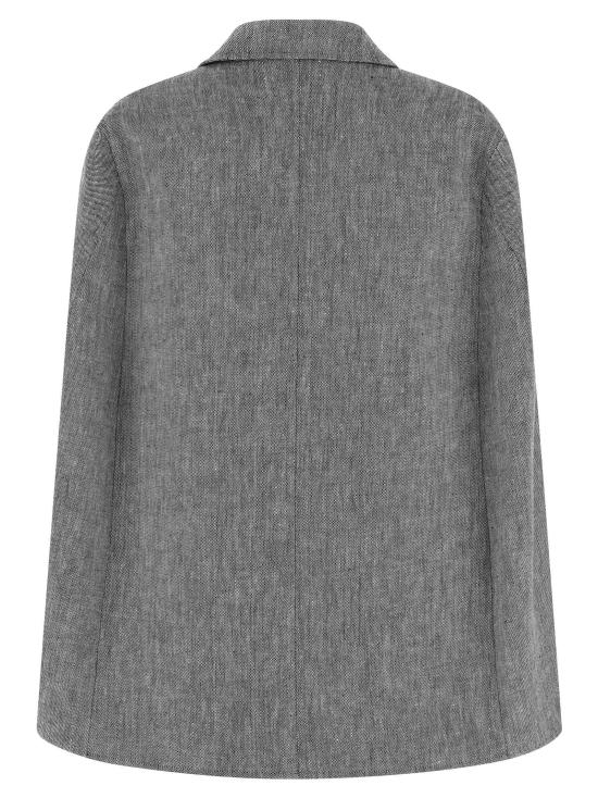 26SS 페데리카 보니파치 케이프 KA053GREYWHITE - FEDERICA BONIFACI