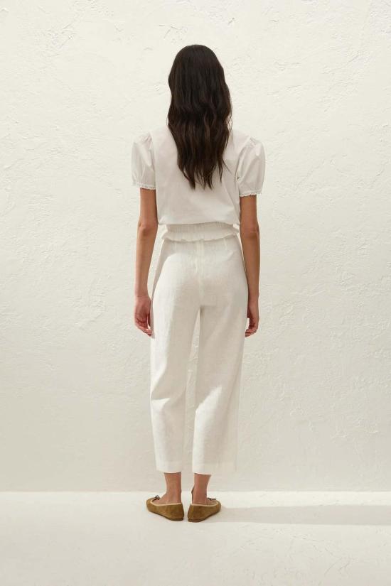  페이스풀더브랜드 블라우스 페이스풀 더 브랜드 피오라  프레스코 레이스 화이트 탑 - FAITHFULL THE BRAND