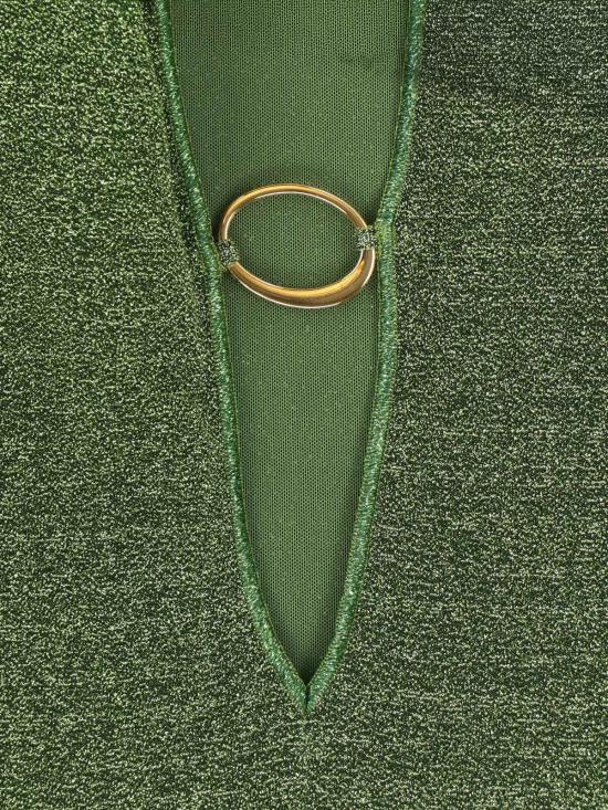 26SS 오세리 미디 원피스 RLS261 LUREX GREEN Green - OSÉREE