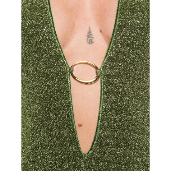 26SS 오세리 미디 원피스 RLS261 LUREX GREEN Green - OSÉREE