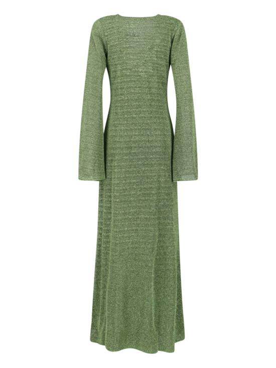 26SS 오세리 미디 원피스 RLS261 LUREX GREEN Green - OSÉREE