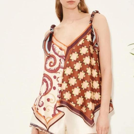  알레메 블라우스 Alemais Alémais Wilson 실크 탑