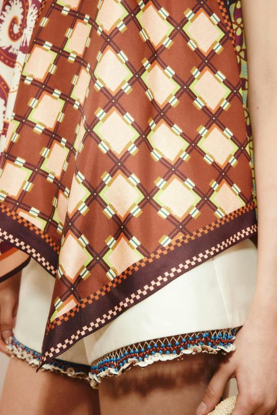  알레메 블라우스 Alemais Alémais Wilson 실크 탑 - ALEMAIS