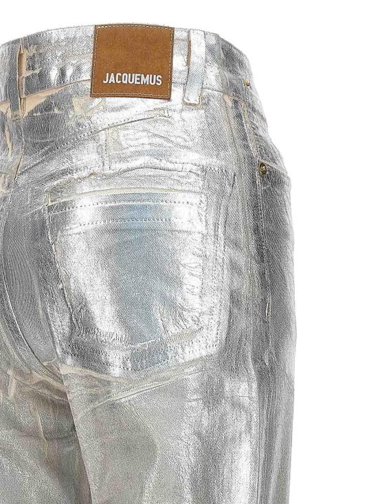  자크뮈스 스트레이트 팬츠 23E231DE015 Silver - JACQUEMUS