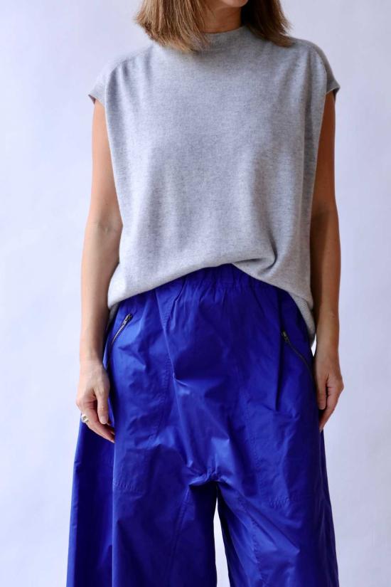  소피 드후레 스웨터 소피 드후어 미슬 민소매 풀오버 탑 라이트 그레이