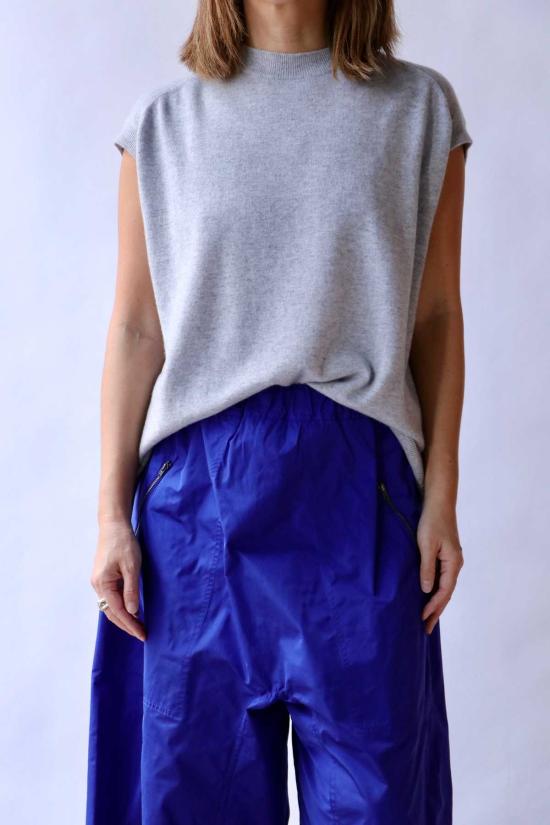  소피 드후레 스웨터 소피 드후어 미슬 민소매 풀오버 탑 라이트 그레이 - SOFIE D'HOORE