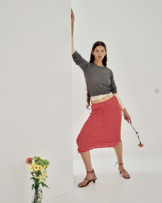  사야카 다비스 뉴욕 스웨터 사야카 데이비스 뉴욕 크링클드 풀오버 - SAYAKA DAVIS NEW YORK