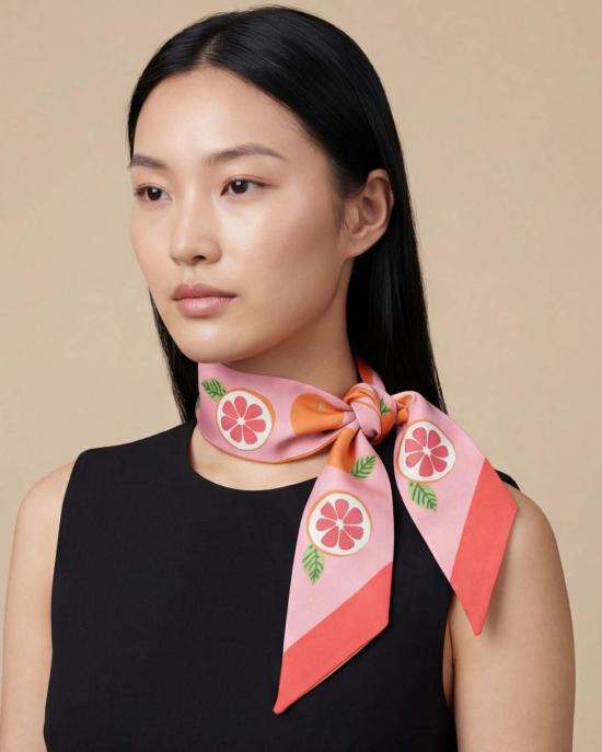  Centinelle 머플러/스카프 센티넬 캘리포니아 포멜로 트윌리 리본 스카프 - OTHER BRANDS