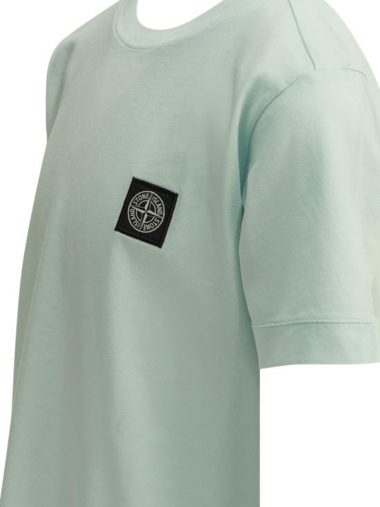 26SS [키즈] 스톤 아일랜드 티셔츠 2100002KS0047V0041 Light blue - STONE ISLAND