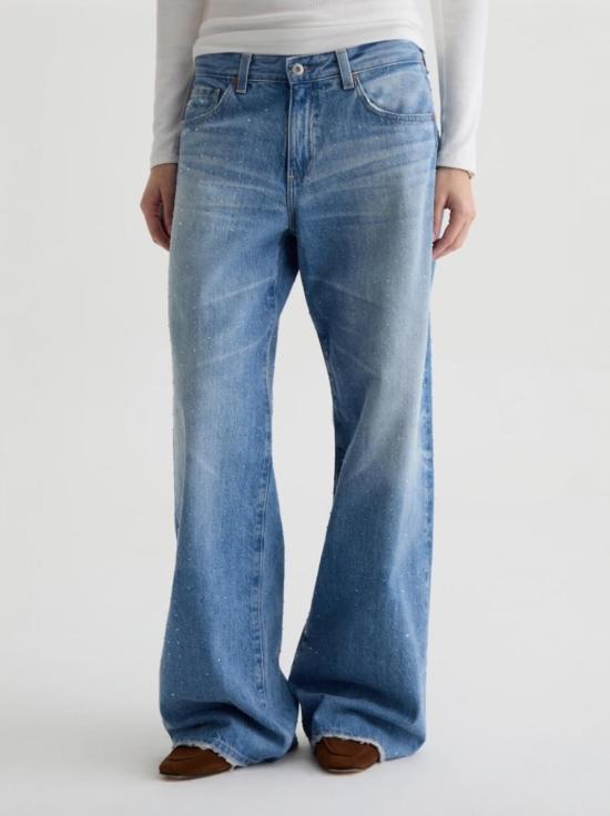  아드리아노 골드슈미드 데님 팬츠 Adriano Goldschmied Adria 로우라이즈 와이드 레그 진