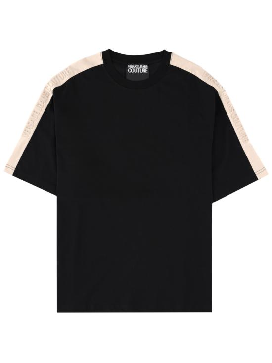 26SS 베르사체 반팔 티셔츠 80GAHE08 CJ00E899 BLACK