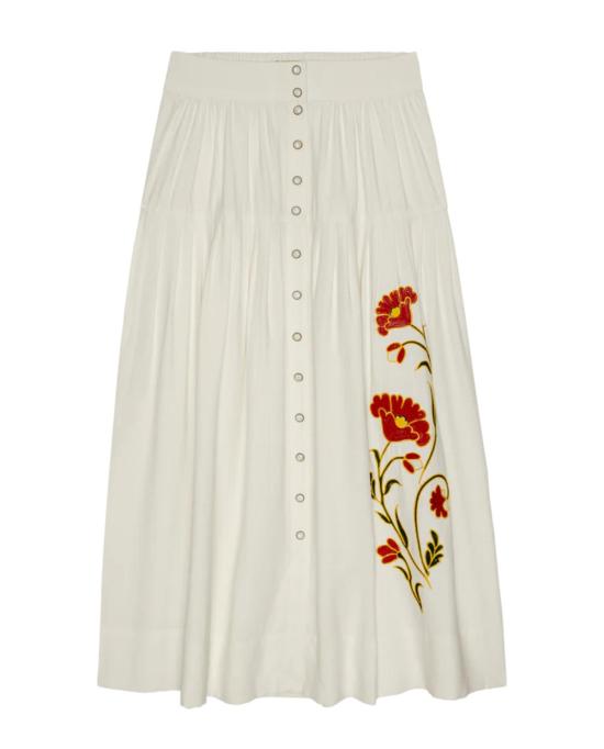  더 그레이트 롱 스커트 . 서부 자수 하이랜드 - THE GREAT