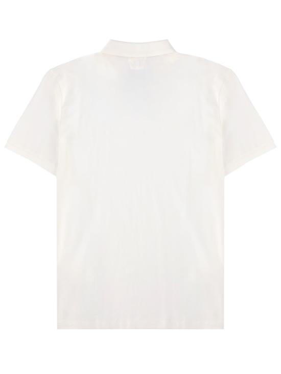 26SS 씨피 컴퍼니 스트레치 피케 숏슬리브 RCCMPL721A 005263W103 WHITE - C.P. COMPANY