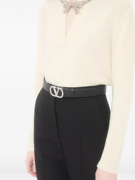 26SS 발렌티노 가라바니 레귤러 벨트 8W2T0SM3DHQ 0NO BLACK - VALENTINO GARAVANI