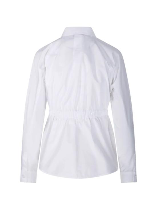 26SS 막스마라 Tazzina 드로스트링 셔츠 2611111052600 001 WHITE - MAX MARA