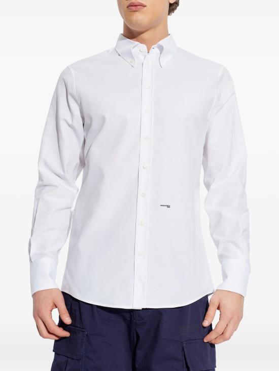 26SS 디스퀘어드2 긴팔 셔츠 S74DM1005S47420 100 WHITE - DSQUARED2