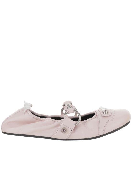 26SS 발렌시아가 플랫 슈즈 864665WZD41 5158 PINK PURPLE