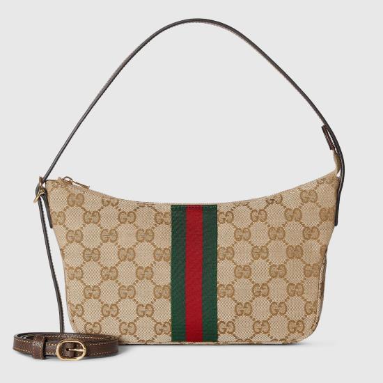 26SS 구찌 루네타 스몰 크로스바디백 863406FAFV9 9653 BROWN - GUCCI