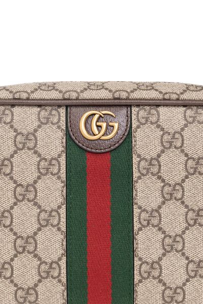 26SS 구찌 GG 슈프림 캔버스 코스메틱 케이스 76001996IWT 8745 NUDE NEUTRALS - GUCCI