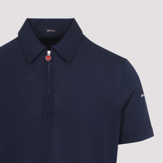 26SS 키톤 폴로 티셔츠 UMK087703000 BLU BLUE - KITON