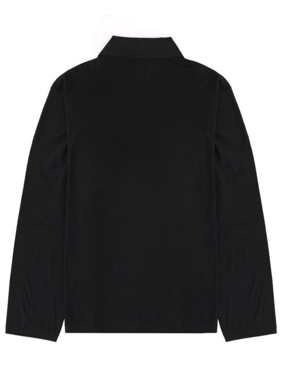 26SS 아워레가시 럭비 롱슬리브 하이 트위스트 저지 M2266RB BLACKHIGHTWISTJERSEY - OUR LEGACY