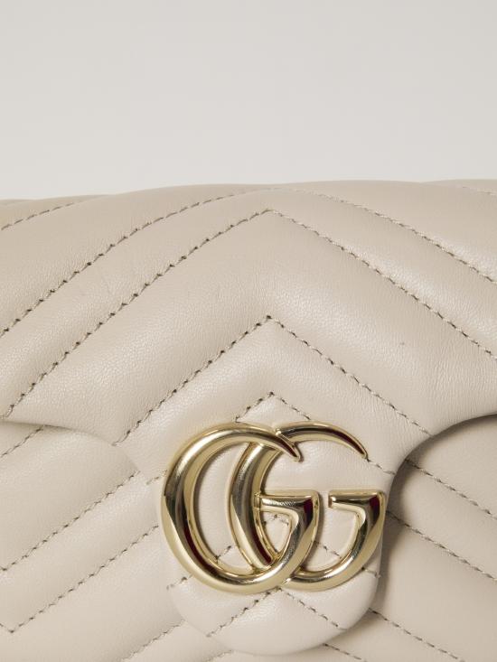 26SS 구찌 GG 마몽 미니 숄더백 841290AAFAX 1712 GREY - GUCCI